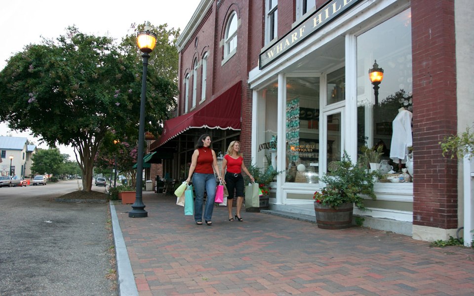Shopping in downtown Smithfield