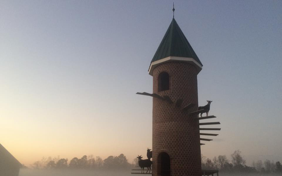 Goat Tower at the Hampton Roads Winery