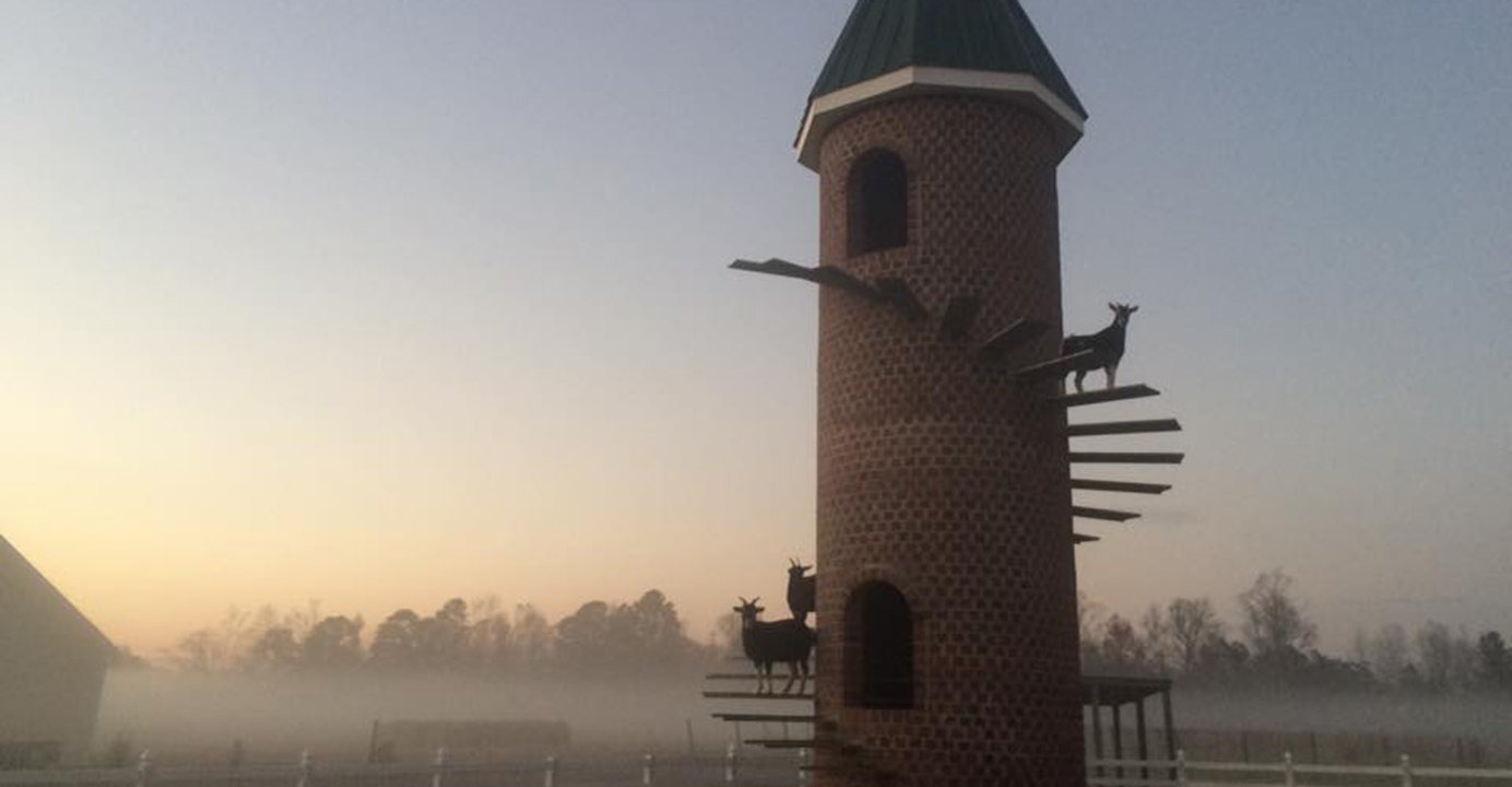 Goat Tower at the Hampton Roads Winery