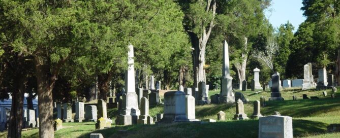 Cedar Hill Cemetery featuring the Grave of Antonio Gentile